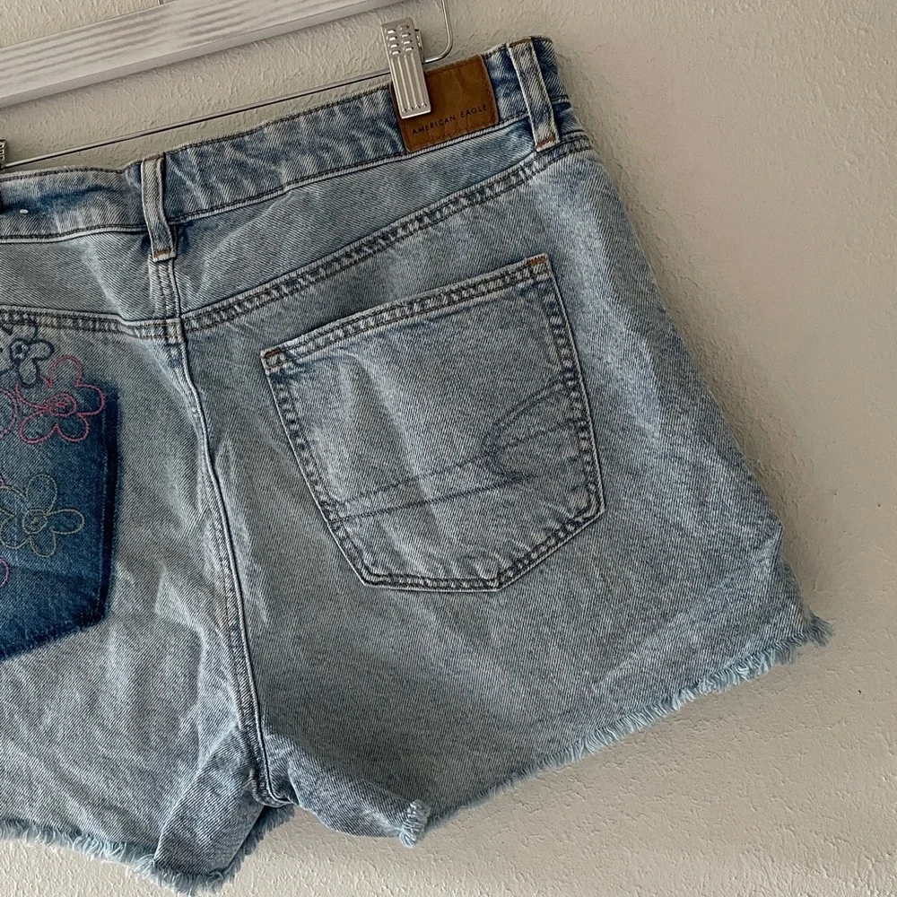American Eagle Jean Shorts Zipper Fly Beach Coastal Denim Short